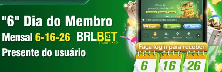 Dia do Membro Mensal BRLBET
