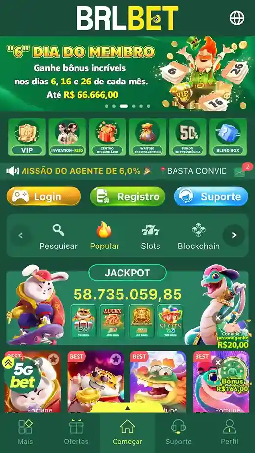 Processo de download do BRLBET app